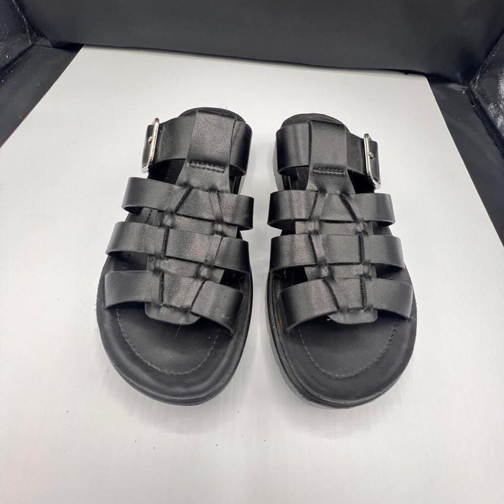 Pink-soda Women's Black Sandals